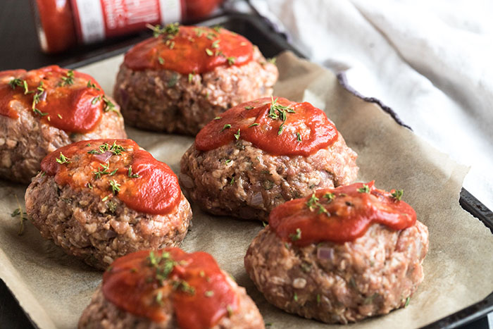 mini meatloaf recipe before baking 