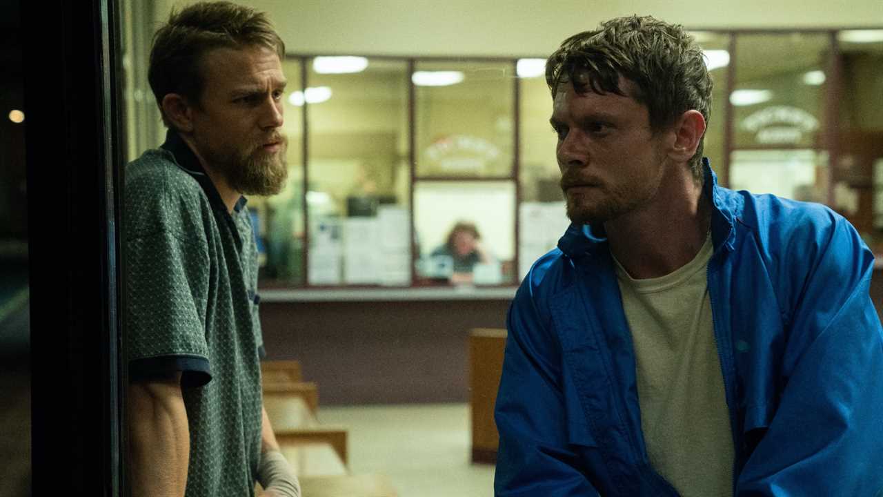 Charlie Hunnam and Jack O'Connell as Stanley and Lion Kaminski, bare-knuckle boxers in the drama 'Jungleland'
