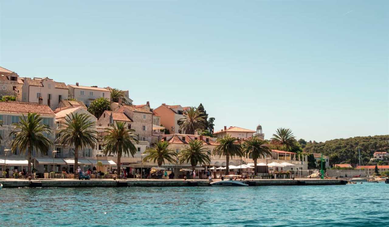 The popular party island of Hvar, Croatia