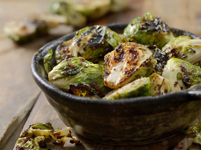 roasted Brussels sprouts 