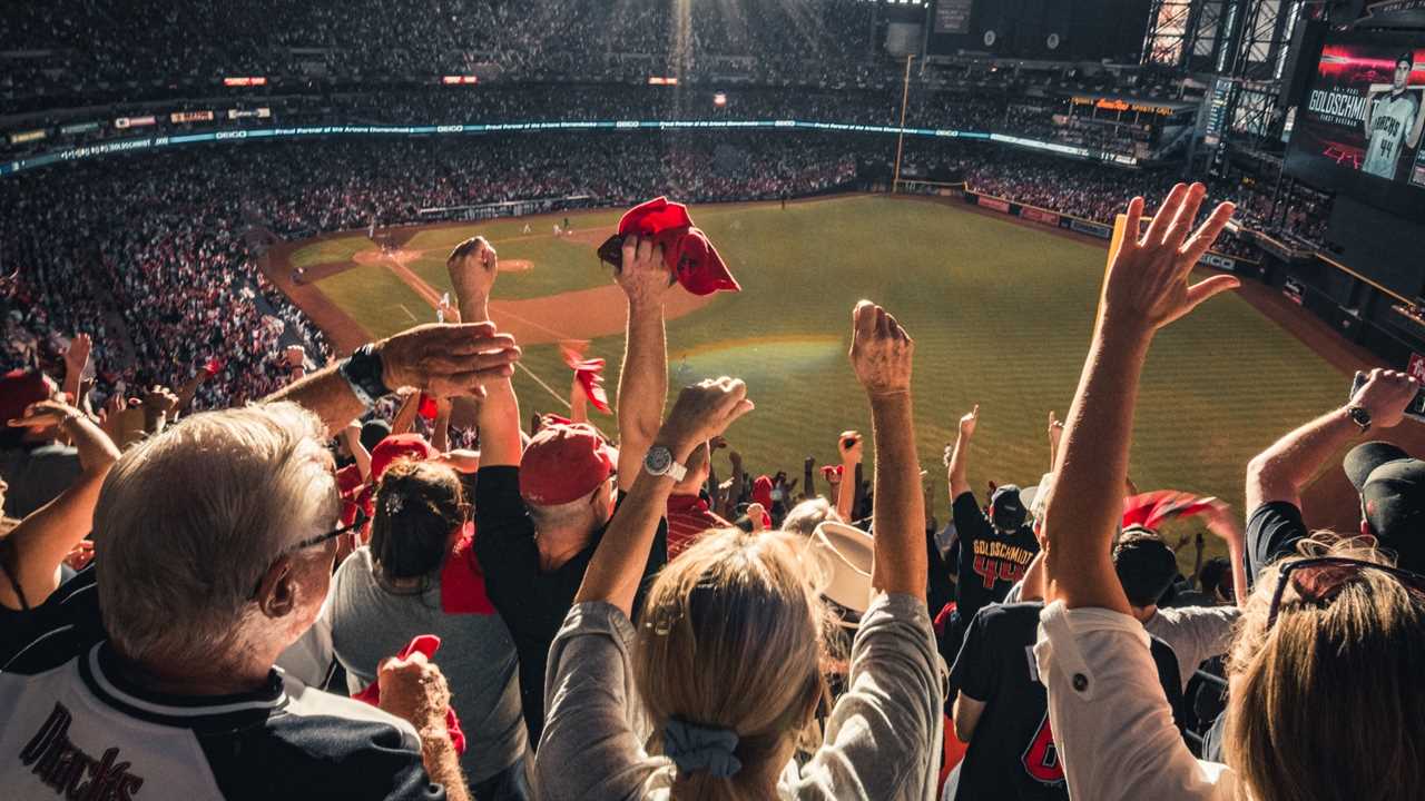 best sports gifts and sports fans at a baseball stadium
