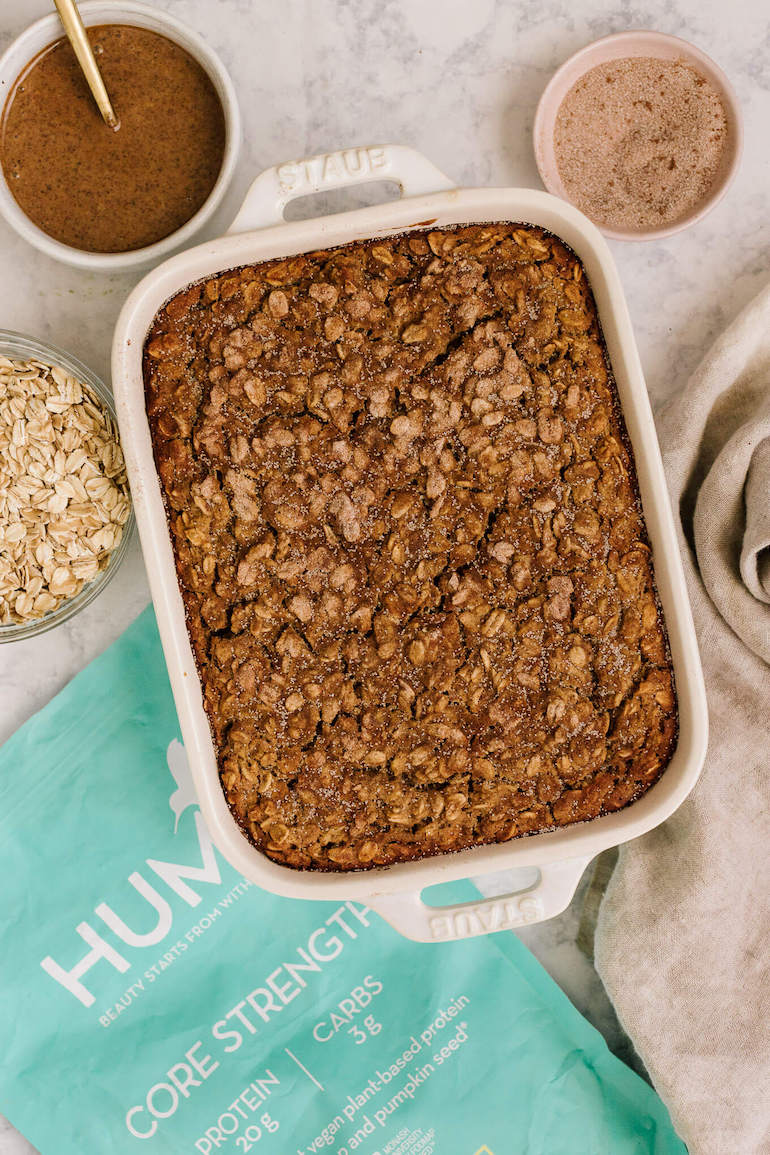 Protein Snickerdoodle baked oatmeal