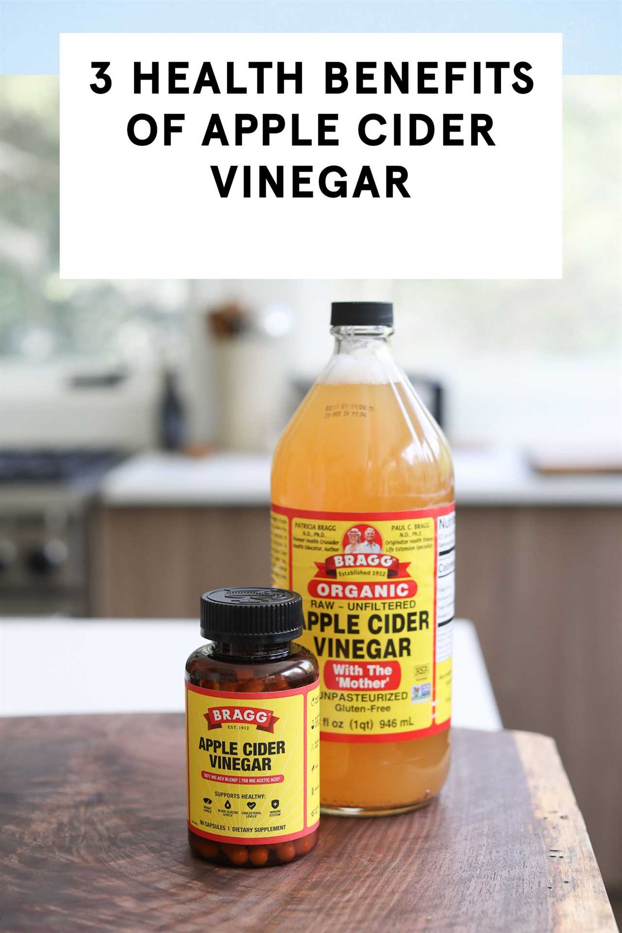 Three Health Benefits of Apple Cider Vinegar