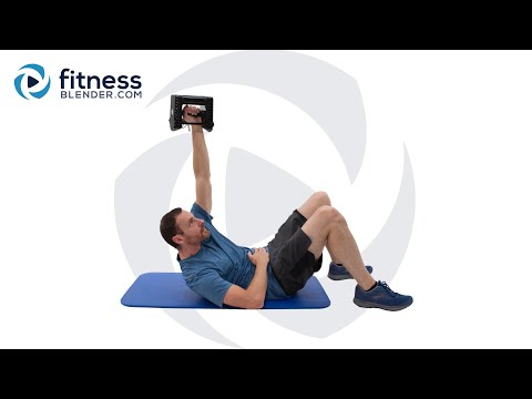 Advanced Core Strength Workout - At Home Abs Routine with Dumbbell