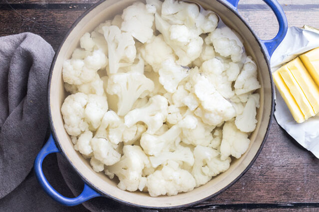 boiled cauliflower for low carb keto alternatives to mashed potatoes