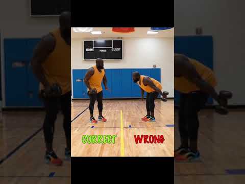 The correct way to do tricep kickbacks w/ Coach Ron Jones #shorts