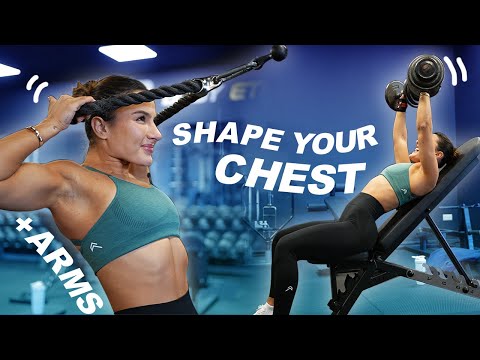 PERFECT CHEST WORKOUT FOR WOMEN | Krissy Cela