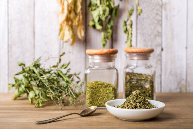 herbal alternatives to hormone replacement therapy dried and in jars