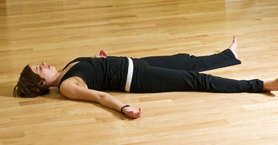 5 Yoga Poses You Can Do On Your Bed savasana