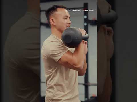 How to Properly Perform a Kettlebell Rack | Dr. Andy Chen #shorts