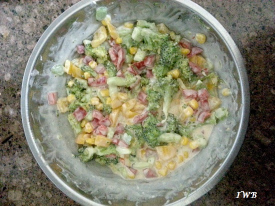 Hung Curd Vegetarian Salad Recipe