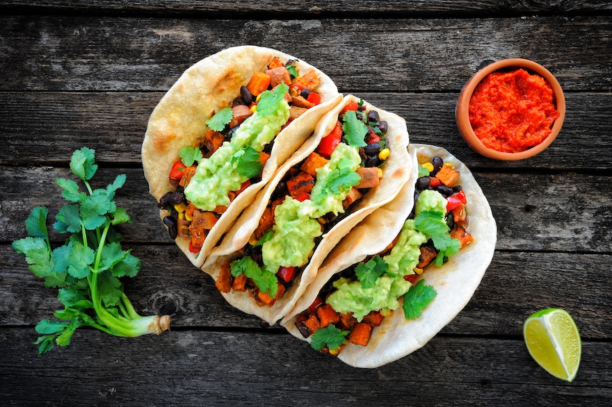 healthy meal ideas black bean tacos