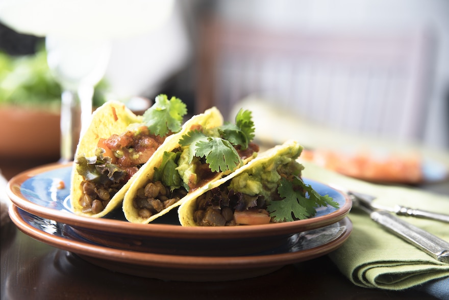 healthy meal ideas lentil tacos