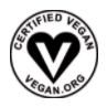 Certified Vegan food label