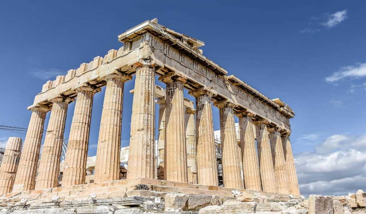 Ancient Acropolis in Athens, Greece