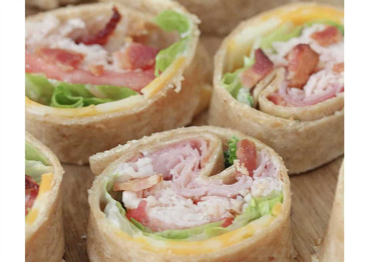 ham and turkey pinwheels