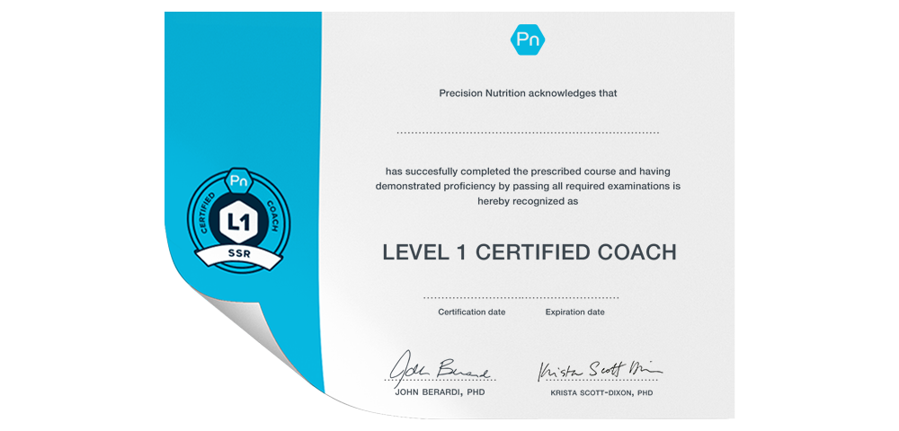 Image of a certificate that reads "Certified SSR Coach."