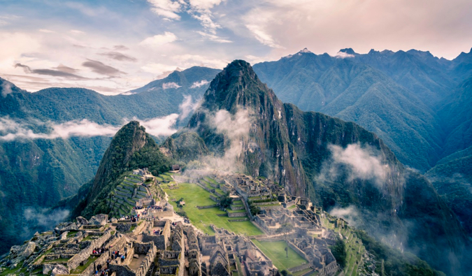 A stunning picture of Machu Picchu in Peru