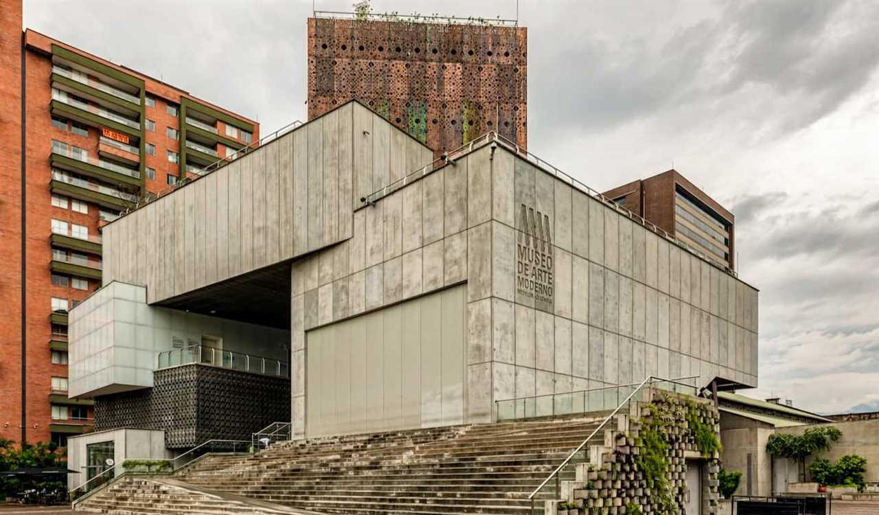 The iconic Modern Art Museum in Medellin, Colombia