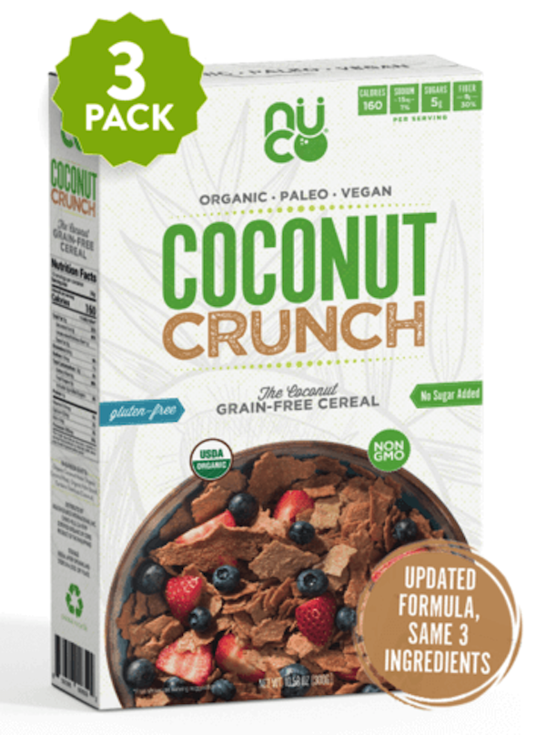nuco coconut crunch | keto cereals