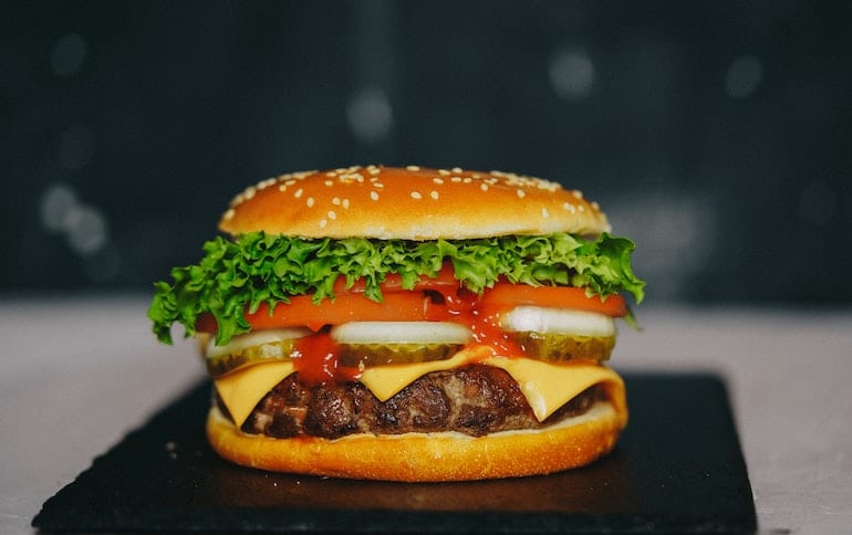 healthy fast food burger