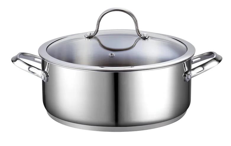 Cooks Standard Classic Stainless Steel Round Dutch Oven | Best Dutch Ovens