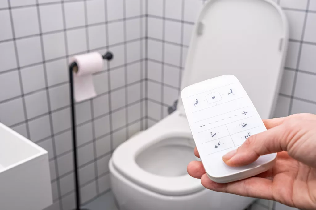 smart toilet remote