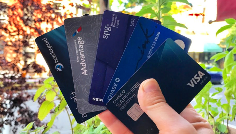 A handful of US travel credit cards
