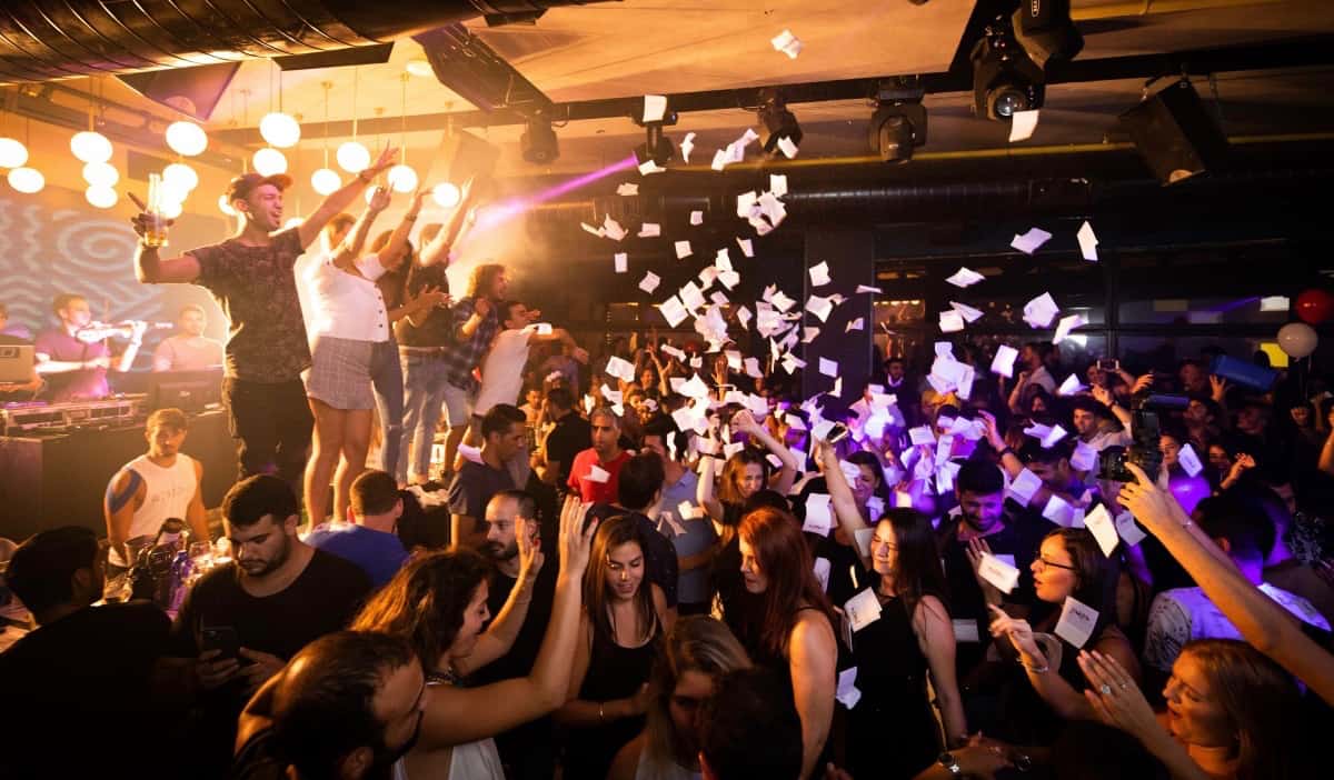 A club party in Ios, Greece