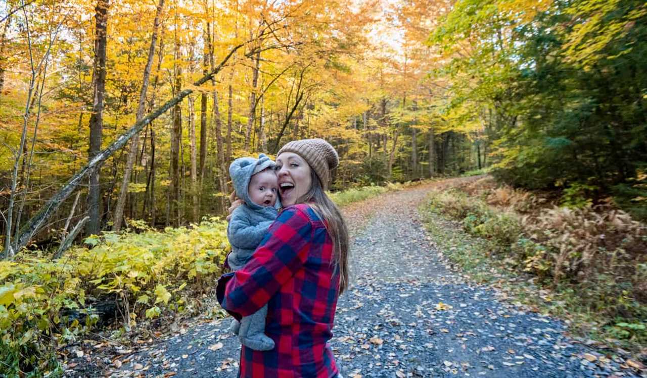 Blogger Kristin Addis traveling with her young baby