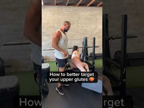 How to better target your upper glutes 🍑🔥 #glutelab #shorts #gluteworkout