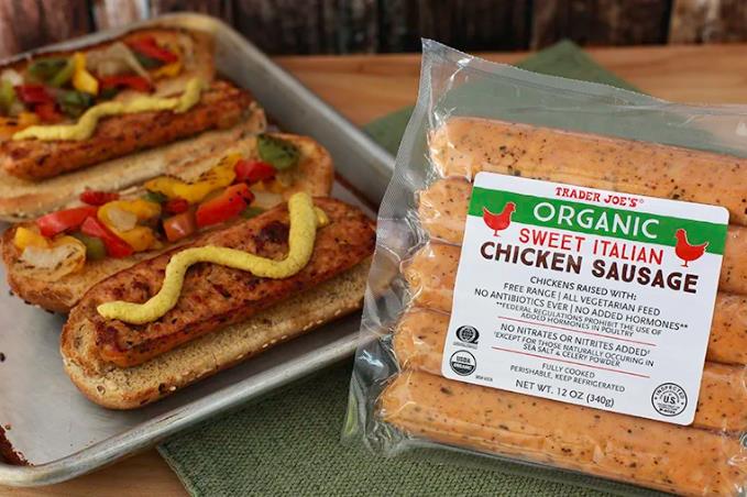 chicken sausage | Best Trader Joe's Snacks