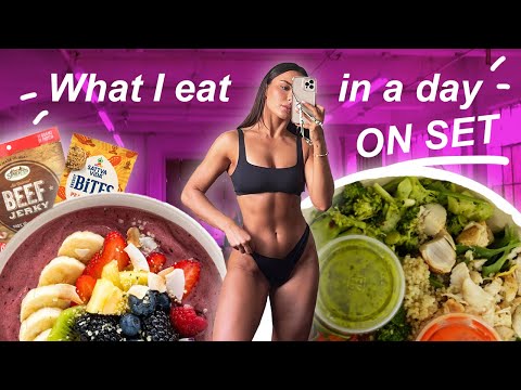 WHAT I EAT IN A DAY ON SET | Krissy Cela