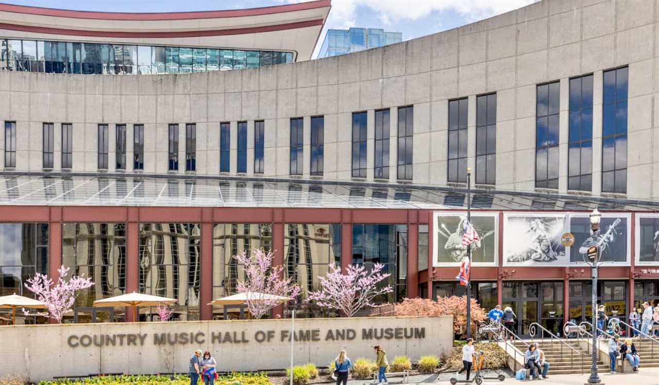 The Country Music Hall of Fame in sunny Nashville, TN, USA