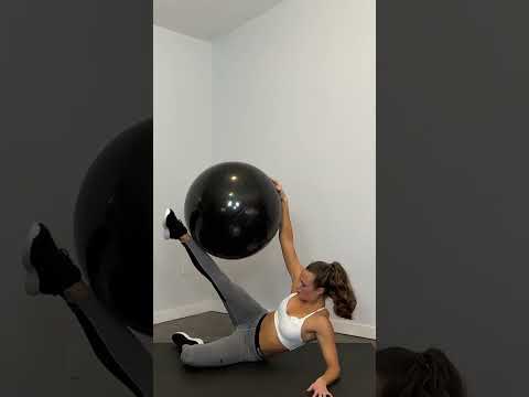 Exercise ball = great for building stability!