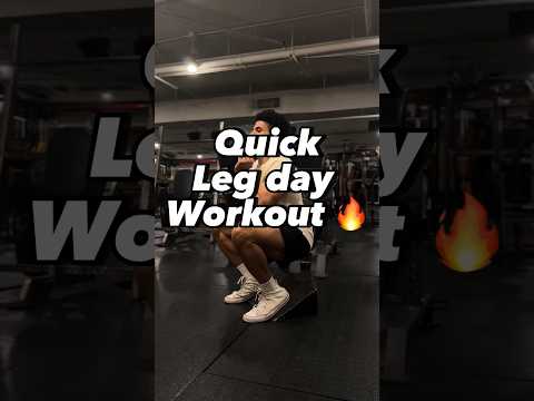 Get Stronger with A Quick and Effective Leg Day Workout