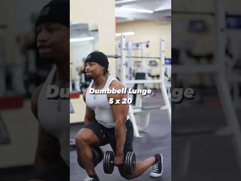 Leg Day Workout with Dumbbells ONLY!