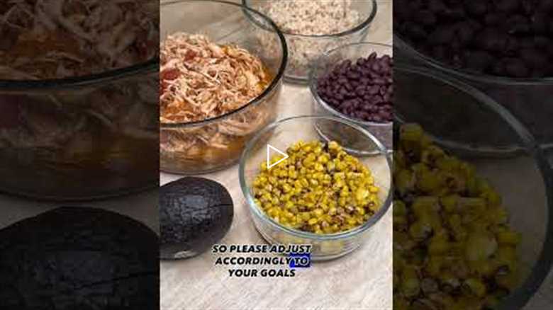 30 minute Chicken Burrito Bowl Recipe! #healthyrecipes #proteinbowl