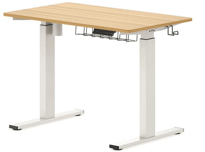 A standing office desk