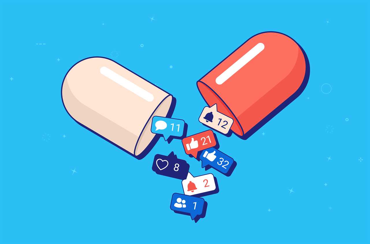 Social media addiction is like a drug