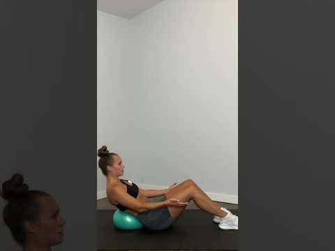 Benefits of using a mini stability ball — plus details on Erica's new workout!