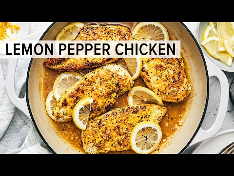 LEMON PEPPER CHICKEN | The Easiest 15-minute Dinner Recipe!