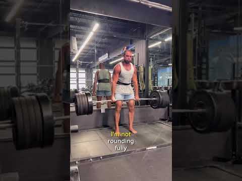 Spinal Flexion During Deadlifts #shorts