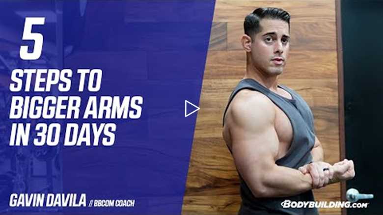 5 Steps to Bigger Arms
