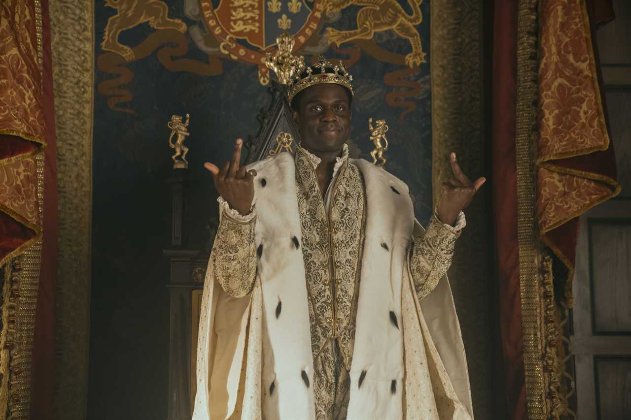 King Edward in Prime Video series My Lady Jane