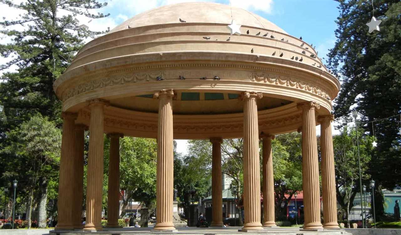 Historic rotunda in San Jose, Costa Rica