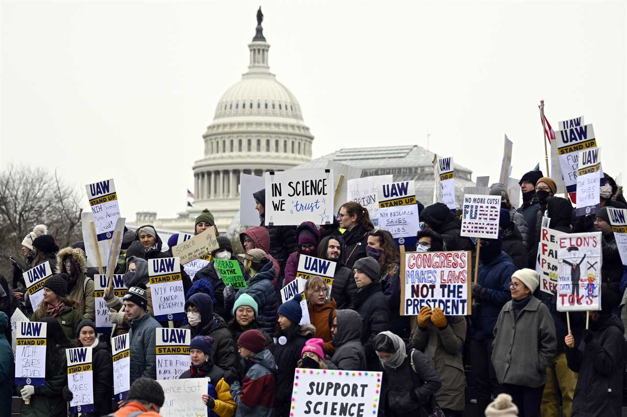 Federal Workers Rally