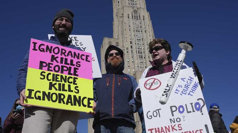 Researchers and doctors rally for science against Trump Administration cuts