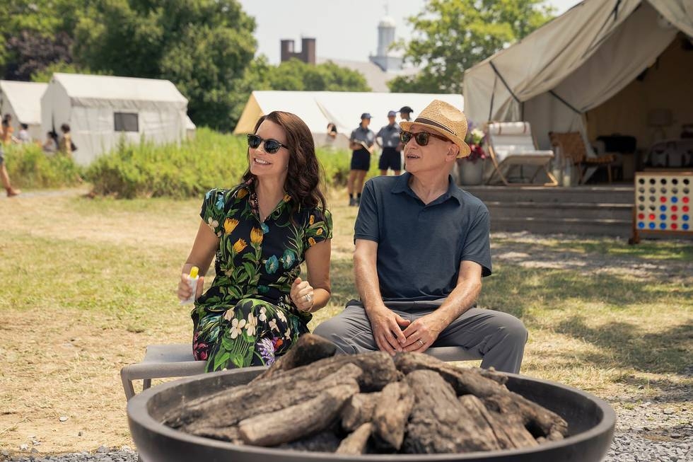 Kristin Davis as Charlotte, and Evan Handler as Harry in season 3 episode 5 of And Just Like That...