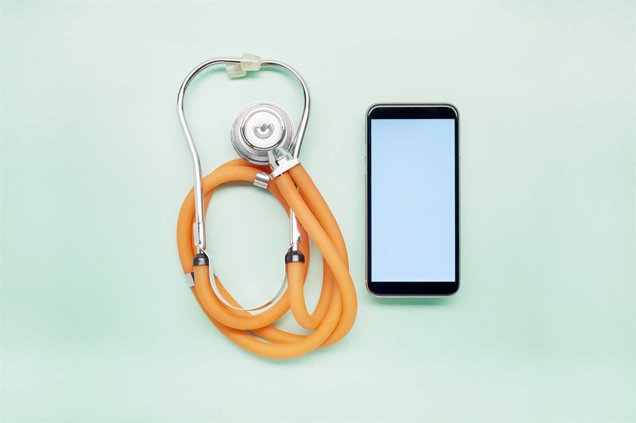 stethoscope and phone